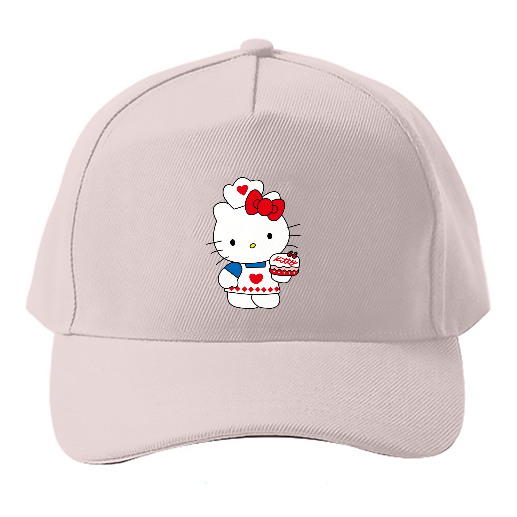 （画像用） Hello Kitty ハローキティ ベースボールキャップ 綿100％ 男女兼用 帽子 スポーツ